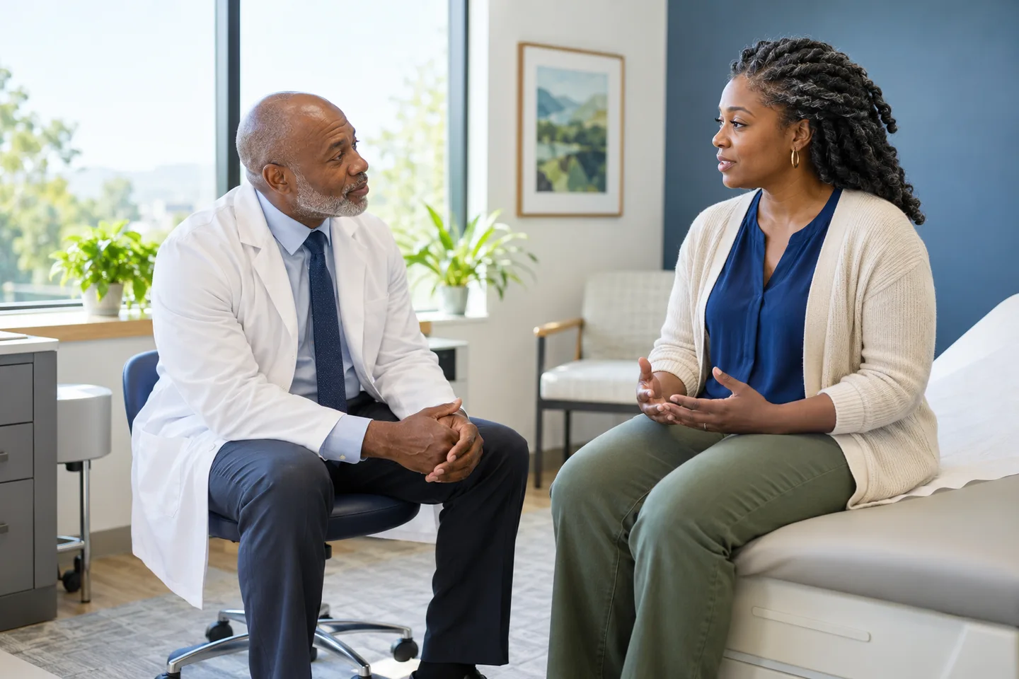pulmonology consultation setting