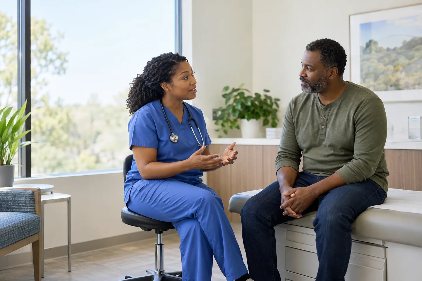 urgent care consultation setting